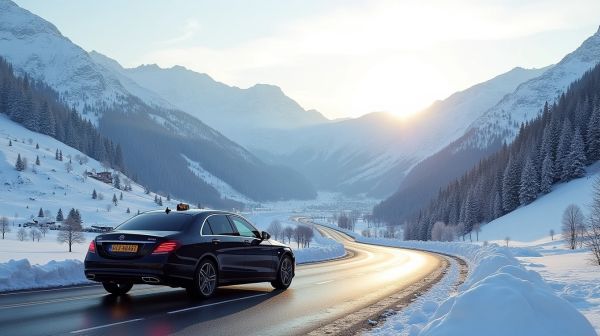 Prendre un taxi de Genève aéroport à Val Thorens simplement